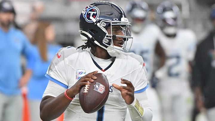 It's been a struggle for Titans rookie quarterback Cam Ward, who is completing only 55% of his passes with three touchdowns and four interceptions.