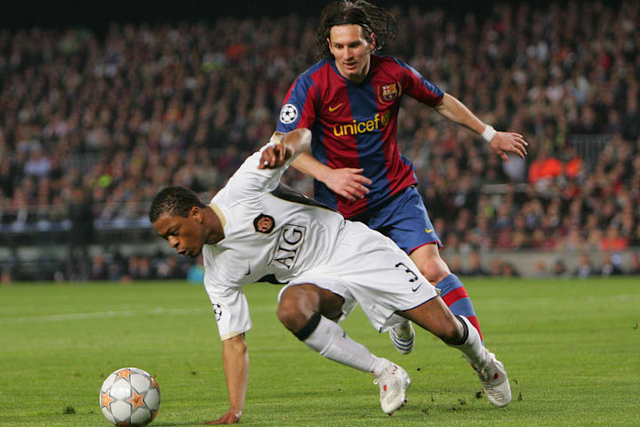 ปาตริซ เอฟรา (ซ้าย) และลิโอเนล เมสซี่