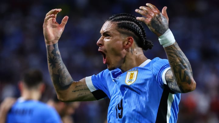 Darwin Núñez festejó con todo su primer gol en la Copa América 2024