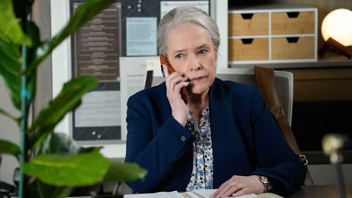Matlock season 2 episode 3 – Pictured (L-R): Kathy Bates as “Madeline Matlock” Matlock season 2 episode 3 – Pictured (L-R): Kathy Bates as “Madeline Matlock”