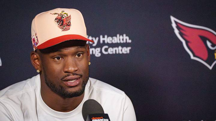 Mack Wilson Sr. speaks to the media after minicamp practice at the Arizona Cardinals training facility on June 9, 2026, in Tempe. Mack Wilson Sr. speaks to the media after minicamp practice at the Arizona Cardinals training facility on June 9, 2026, in Tempe.