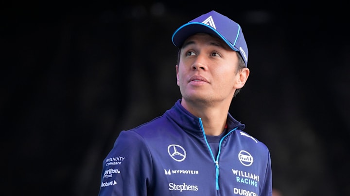 Williams Racing driver Alexander Albon of Team Thailand greets fans at the Formula 1 Pirelli United States Grand Prix at Circuit of the Americas Friday October 18, 2024.