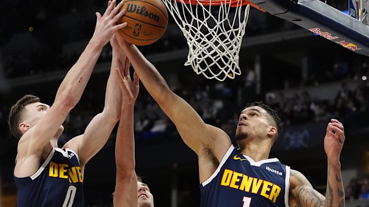 Michael Porter Jr. grabs a rebound