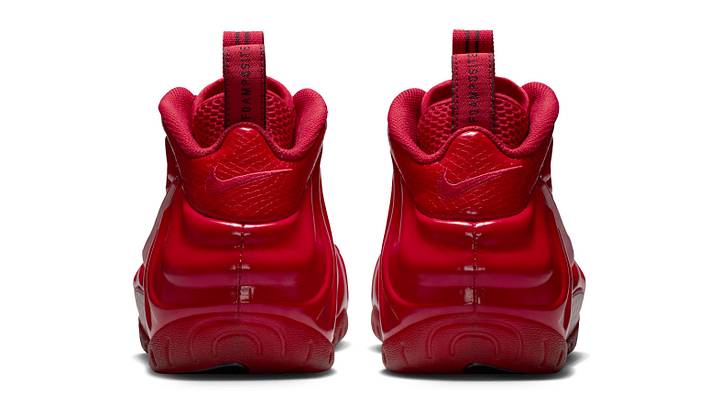 The Nike Air Foamposite Pro "Red October" colorway.