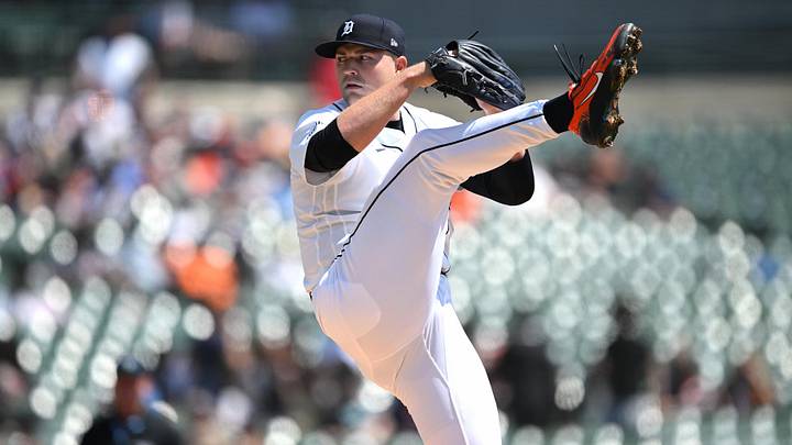 Apr 23, 2026; Detroit, Michigan, USA; Detroit Tigers pitcher Tarik Skubal (29) throws a pitch against the Milwaukee Brewers in the first inning at Comerica Park. Mandatory Credit: Lon Horwedel-Imagn Images Apr 23, 2026; Detroit, Michigan, USA; Detroit Tigers pitcher Tarik Skubal (29) throws a pitch against the Milwaukee Brewers in the first inning at Comerica Park. Mandatory Credit: Lon Horwedel-Imagn Images