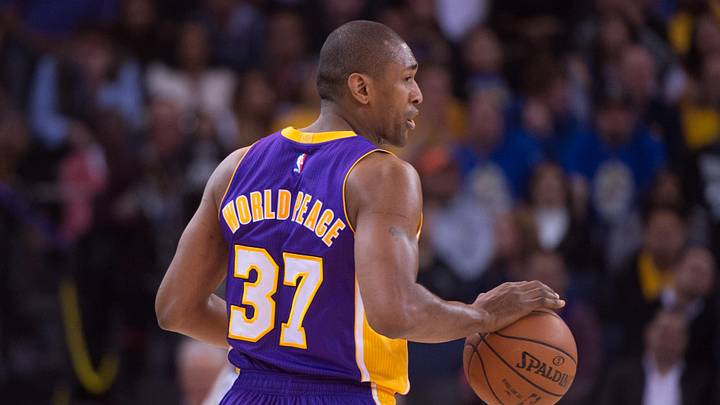 Los Angeles Lakers forward Metta World Peace.