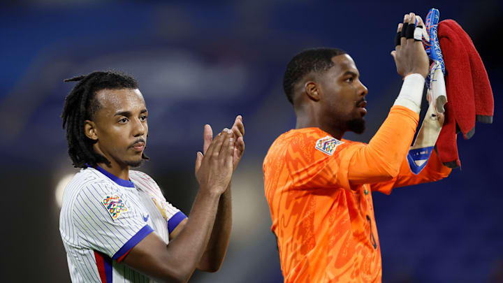 J. Koundé et M. Maignan - équipe de France