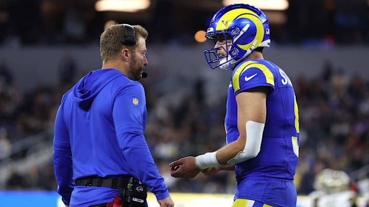 New Orleans Saints v Los Angeles Rams, Sean McVay, Matthew Stafford