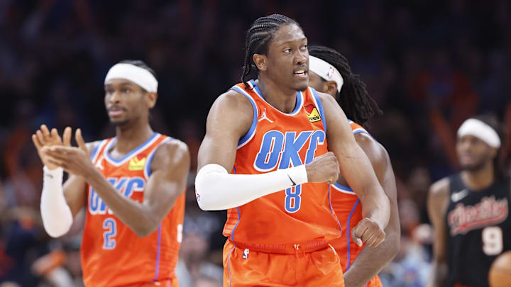 Oklahoma City Thunder forward Jalen Williams (8).