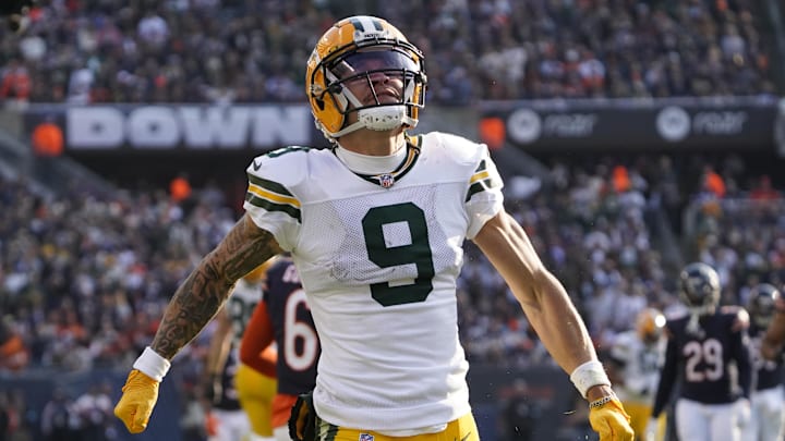 Green Bay Packers wide receiver Christian Watson