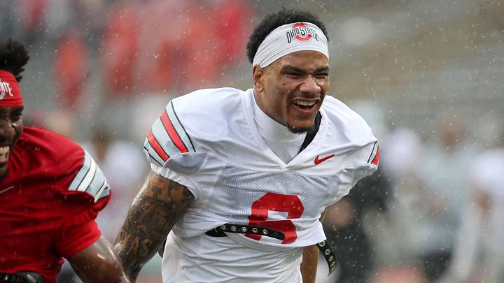 Ohio State cornerback Devin Sanchez (6) is one of five Big Ten players who could break out in 2026. Ohio State cornerback Devin Sanchez (6) is one of five Big Ten players who could break out in 2026.