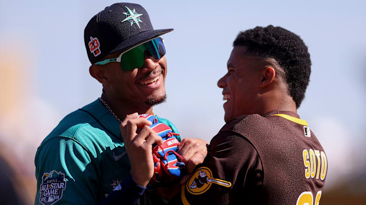 Julio Rodríguez y Juan Soto son dos de los teóricos jardineros titulares de República Dominicana en el Clásico Mundial