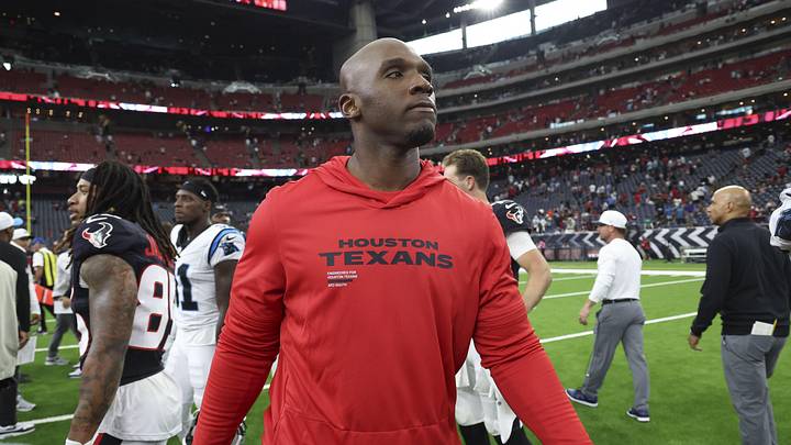 Aug 16, 2025; Houston, Texas, USA; Houston Texans head coach DeMeco Ryans walks on the field after the game against the Carolina Panthers at NRG Stadium. Mandatory Credit: Troy Taormina-Imagn Images Aug 16, 2025; Houston, Texas, USA; Houston Texans head coach DeMeco Ryans walks on the field after the game against the Carolina Panthers at NRG Stadium. Mandatory Credit: Troy Taormina-Imagn Images
