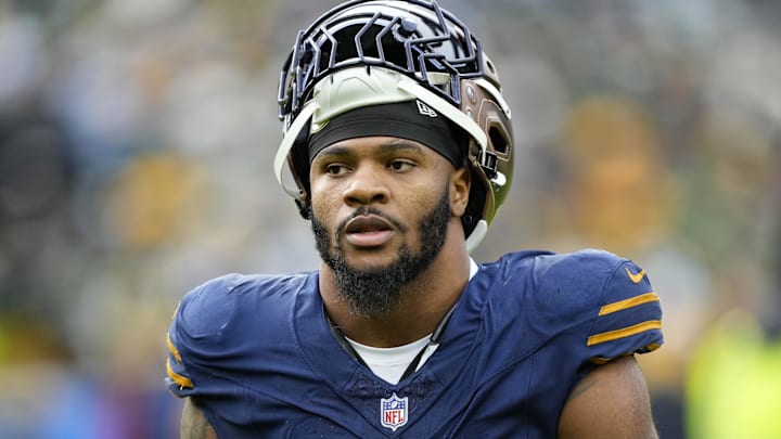 Green Bay Packers defensive end Micah Parsons following the game against the Carolina Panthers at Lambeau Field.