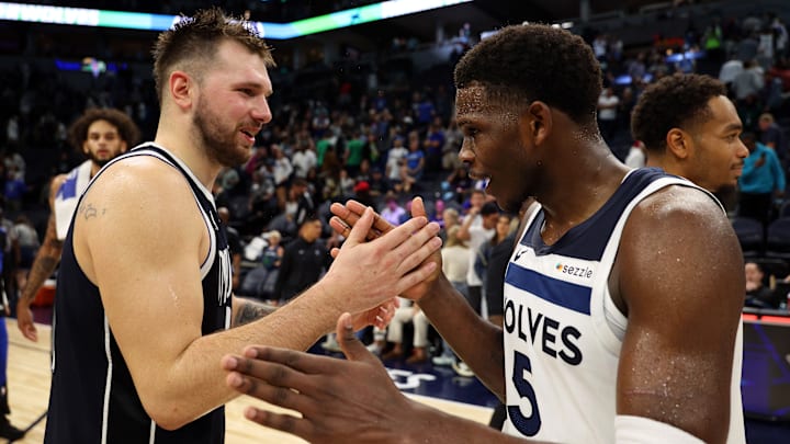 Luka Doncic y Anthony Edwards son dos de las nuevas caras de la NBA