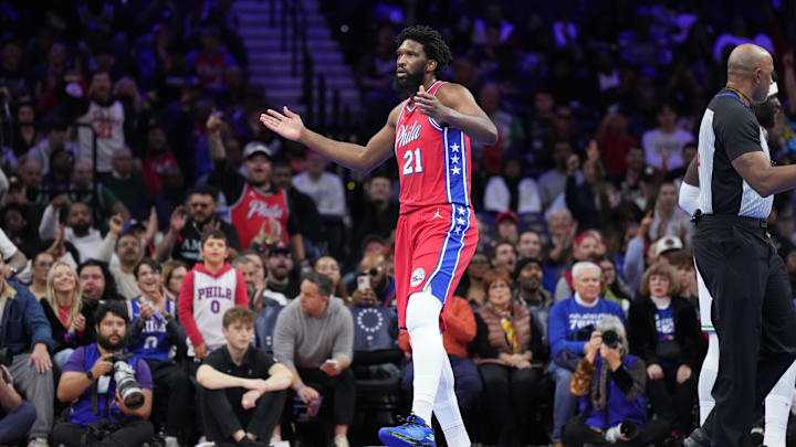 Philadelphia 76ers center Joel Embiid.