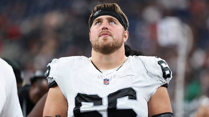 Las Vegas Raiders guard Trey Zuhn III 