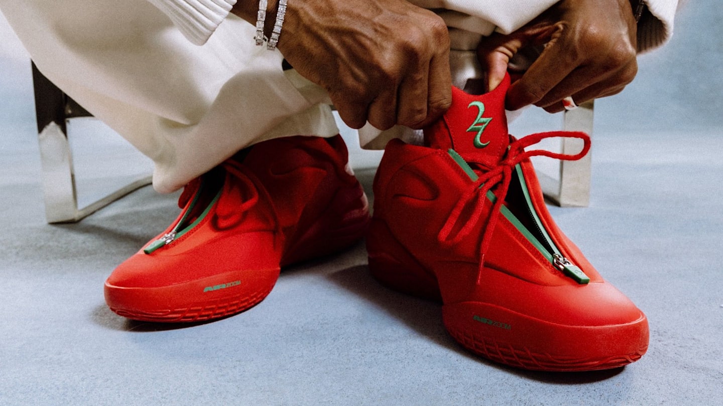 SGA Stars in Snowy Ad for the Converse SHAI 001 'Winter Red'