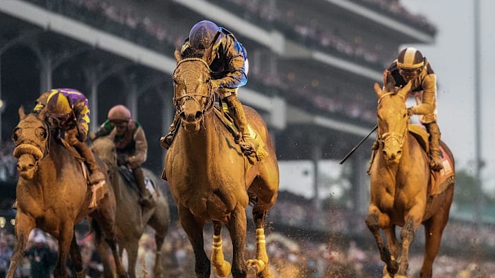 Sovereignty, with Junior Alvarado up, wins the 151st Kentucky Derby at Churchill Downs on Saturday, May 3, 2025 Sovereignty, with Junior Alvarado up, wins the 151st Kentucky Derby at Churchill Downs on Saturday, May 3, 2025