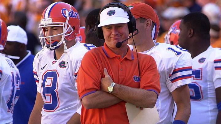 Florida head coach Steve Spurrier Florida head coach Steve Spurrier
