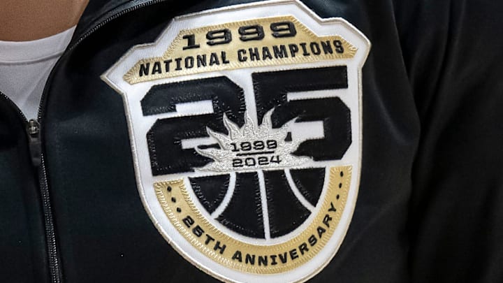 The logo from the 1999 Purdue Women's Basketball National Championship team.