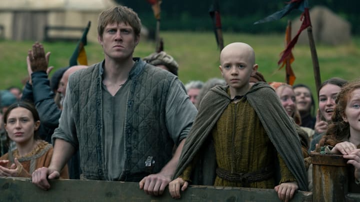 Peter Claffey (Dunk) and Dexter Sol Ansell (Egg) in A Knight of the Seven Kingdoms. Peter Claffey (Dunk) and Dexter Sol Ansell (Egg) in A Knight of the Seven Kingdoms.