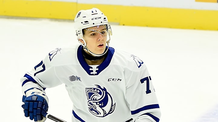 Ethan Del Mastro - Niagara IceDogs v Mississauga Steelheads