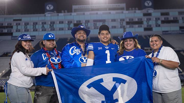 BYU RB Commit Ezra Sanelivi on his BYU official visit BYU RB Commit Ezra Sanelivi on his BYU official visit