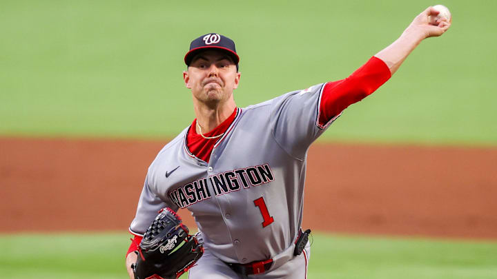 New Texas Rangers starting pitcher MacKenzie Gore