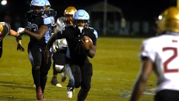 Gadsden County football defeats Florida High 42-11 in FHSAA 2A regional semifinals on Friday, Nov. 22, 2024 at Gadsden County High School Gadsden County football defeats Florida High 42-11 in FHSAA 2A regional semifinals on Friday, Nov. 22, 2024 at Gadsden County High School