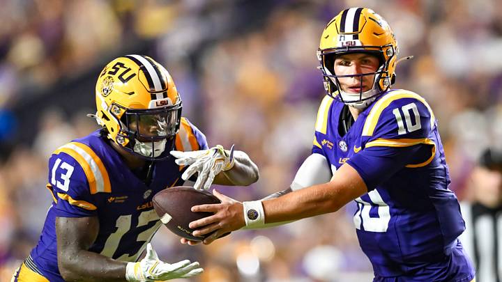 LSU is favored against Ole Miss in a Week 3 showdown. LSU is favored against Ole Miss in a Week 3 showdown.