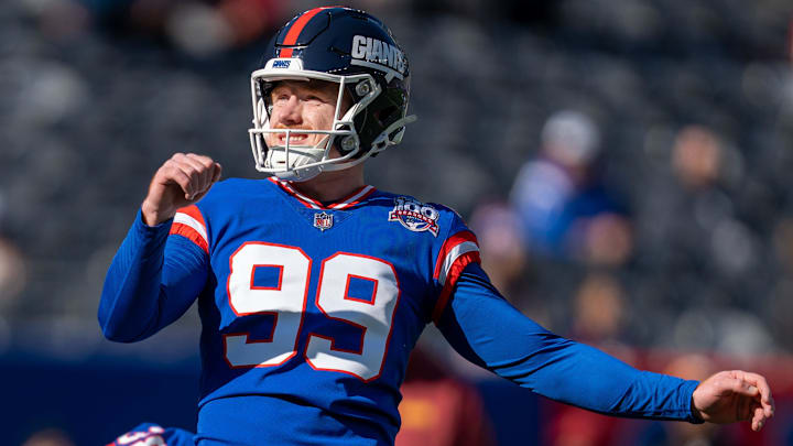 New York Giants - place kicker Jude McAtamney