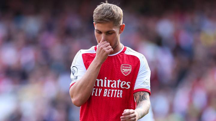 Smith Rowe rarely featured for Arsenal last season