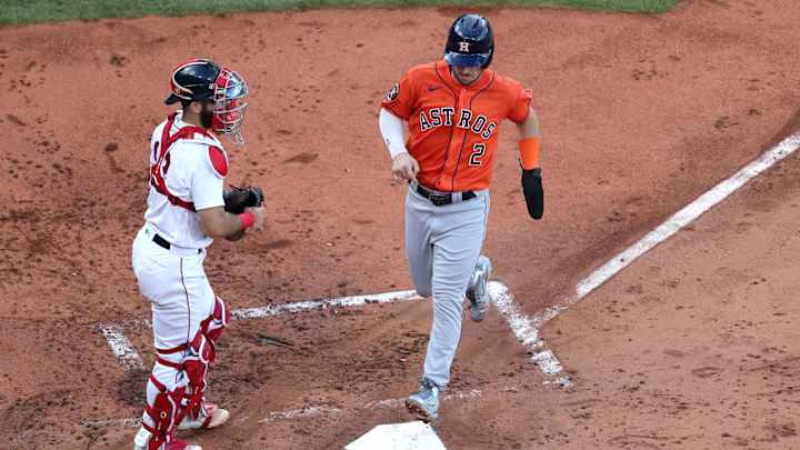 Alex Bregman ha anotado de por vida 24 carreras en 21 encuentros en Fenway Park, casa de los Medias Rojas de Boston 