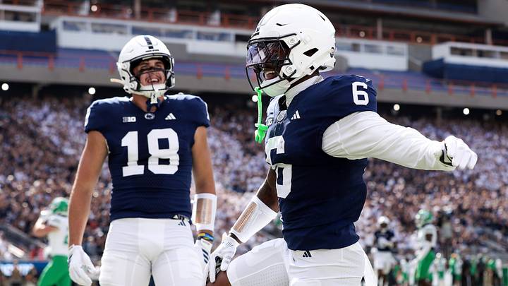 Penn State Nittany Lions wide receiver Koby Howard (6) Penn State Nittany Lions wide receiver Koby Howard (6)