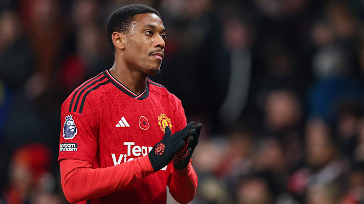 El francés Anthony Martial con el Manchester United