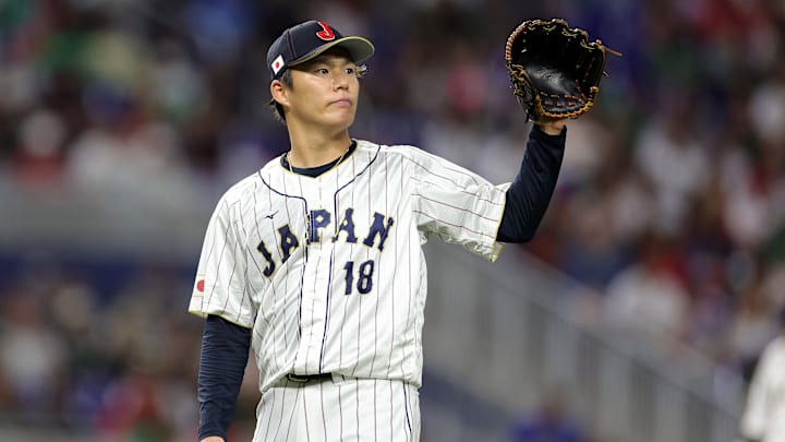 Yoshinobu Yamamoto lanzó en el Clásico Mundal de Béisbol