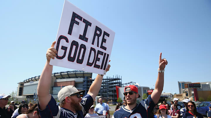 Fans Attend "Free Tom Brady" Rally