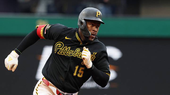 Apr 30, 2026; Pittsburgh, Pennsylvania, USA;  Pittsburgh Pirates center fielder Oneil Cruz (15) runs the bases on his way to scoring a run against the St. Louis Cardinals during the ninth inning at PNC Park. Mandatory Credit: Charles LeClaire-Imagn Images