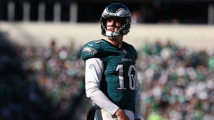 Philadelphia Eagles quarterback Tanner McKee will start going forward, with Jalen Hurts sidelined for the rest of the season. Philadelphia Eagles quarterback Tanner McKee will start going forward, with Jalen Hurts sidelined for the rest of the season.