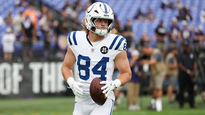 Former Penn State football tight end Tyler Warren during thenIndianapolis Colts v. Baltimore Ravens NFL Preseason game