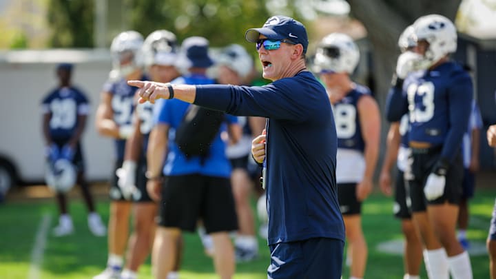 Jay Hill at BYU Fall Camp Jay Hill at BYU Fall Camp