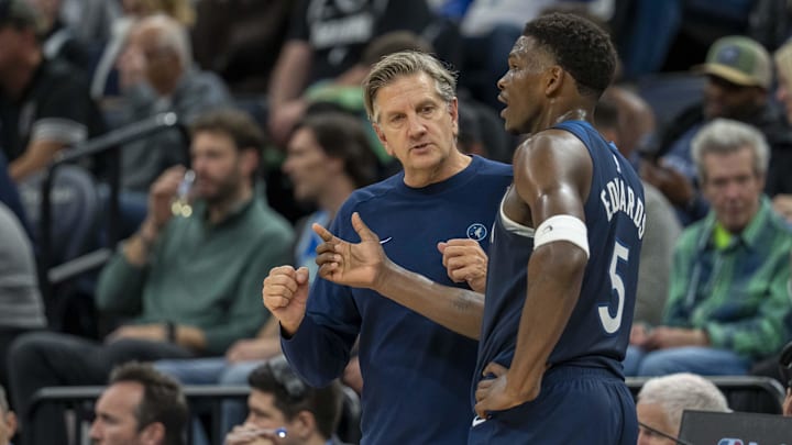 Chris Finch, Anthony Edwards, Minnesota Timberwolves