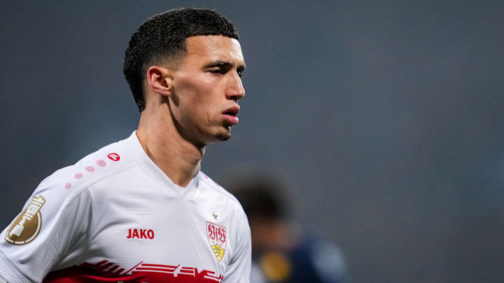Bilal El Khannouss im Trikot des VfB Stuttgart