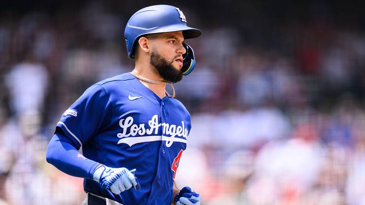 May 17, 2026; Anaheim, California, USA; Los Angeles Dodgers center fielder Andy Pages (44) runs during the third inning against the Los Angeles Angels at Angel Stadium. Mandatory Credit: William Liang-Imagn Images May 17, 2026; Anaheim, California, USA; Los Angeles Dodgers center fielder Andy Pages (44) runs during the third inning against the Los Angeles Angels at Angel Stadium. Mandatory Credit: William Liang-Imagn Images