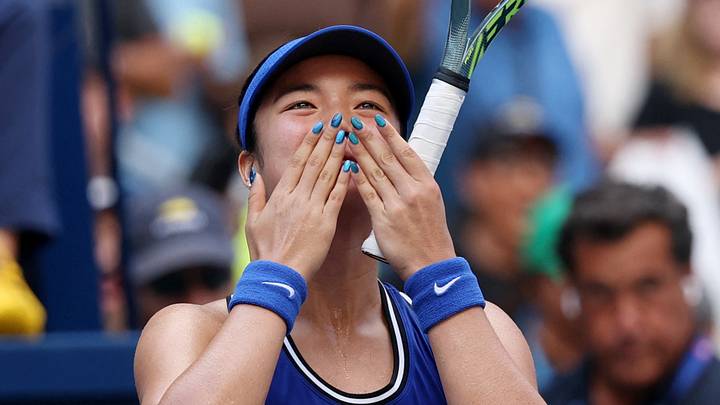 Philippines' Alexandra Eala celebrates winning her second round match at 2026 US Open IMAGN IMAGES via Reuters/Amber Searls Philippines' Alexandra Eala celebrates winning her second round match at 2026 US Open IMAGN IMAGES via Reuters/Amber Searls