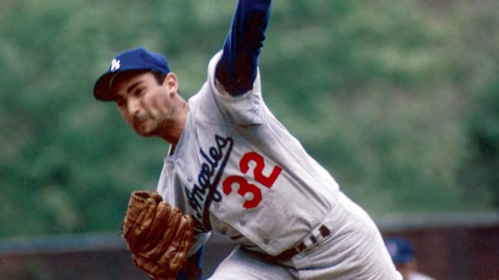 Los Angeles Dodgers pitcher Sandy Koufax