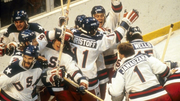February 22,1980: Olympics: USA Hockey v Russia, February 22, 1980
