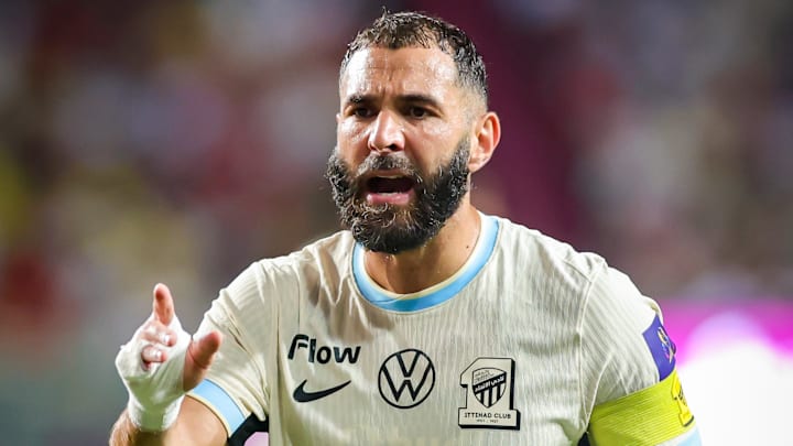 El francés Karim Benzema con el Al-Ittihad de Arabia Saudita El francés Karim Benzema con el Al-Ittihad de Arabia Saudita