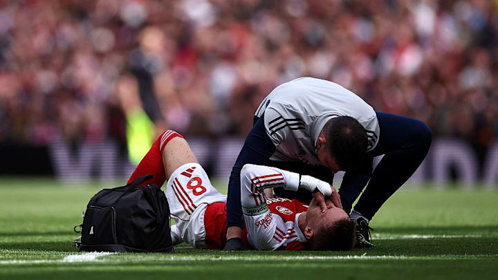 Martin Odegaard received treatment but couldn’t continue